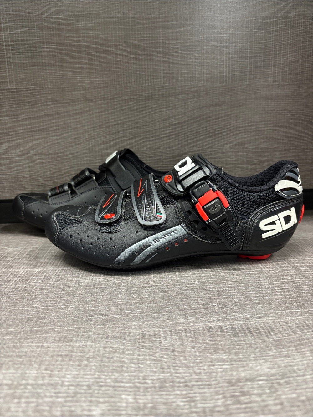 Men's Sidi Genius Fit NS Road Cycling Shoes (Black) - US 6/EUR 39